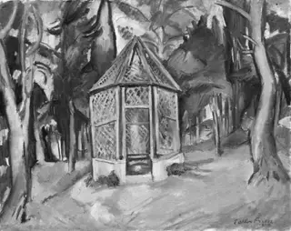 The Arbour in the Pine Wood, by Othon Friesz, oil, 1914