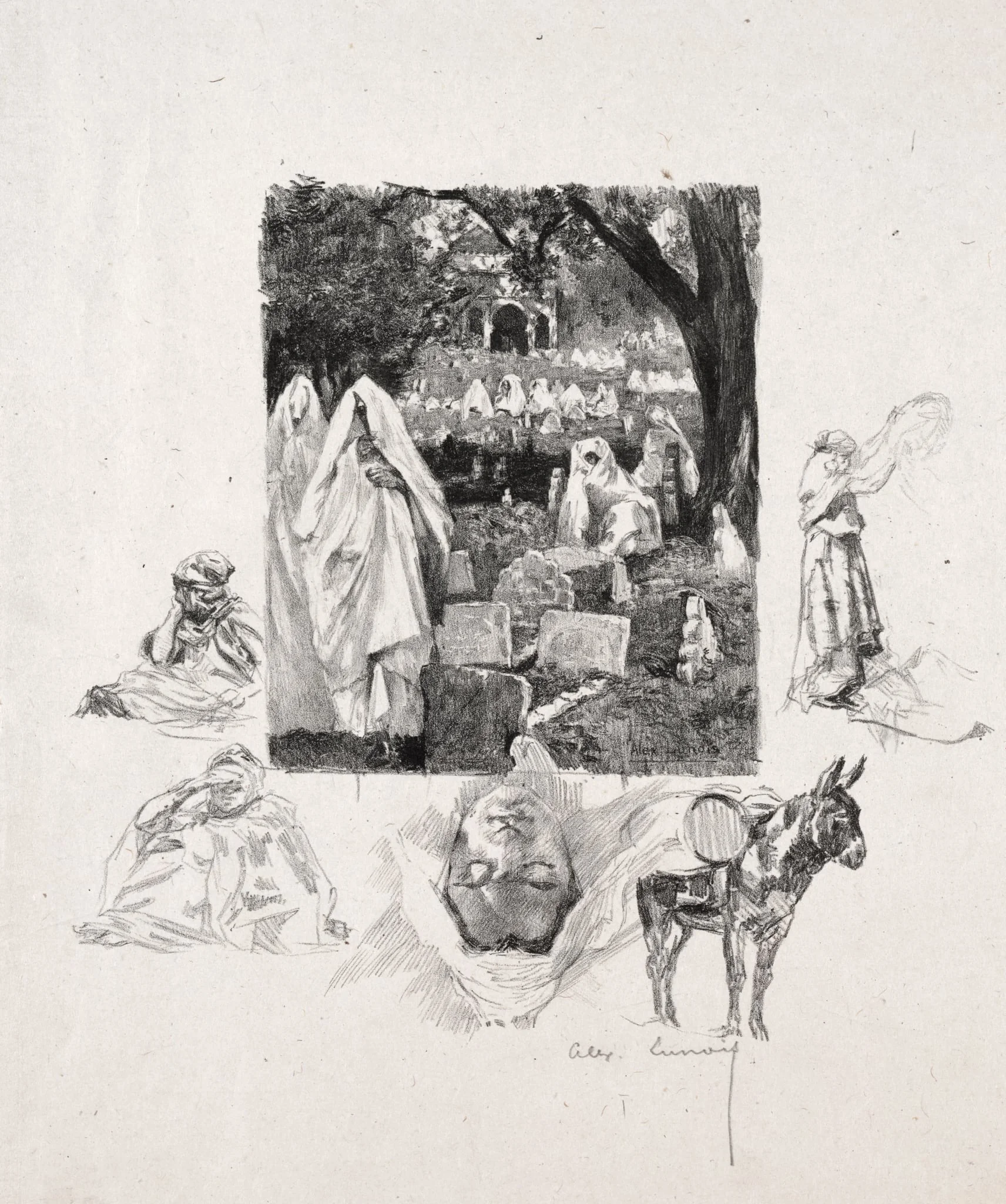 Moroccan Sketches, detail