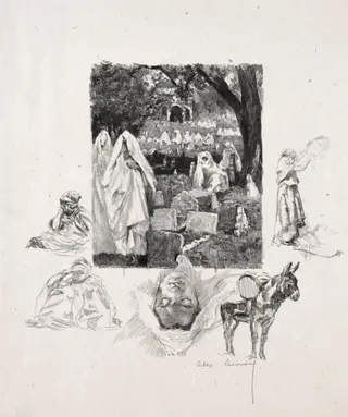 Moroccan Sketches, by Alexandre Lunois, 1901