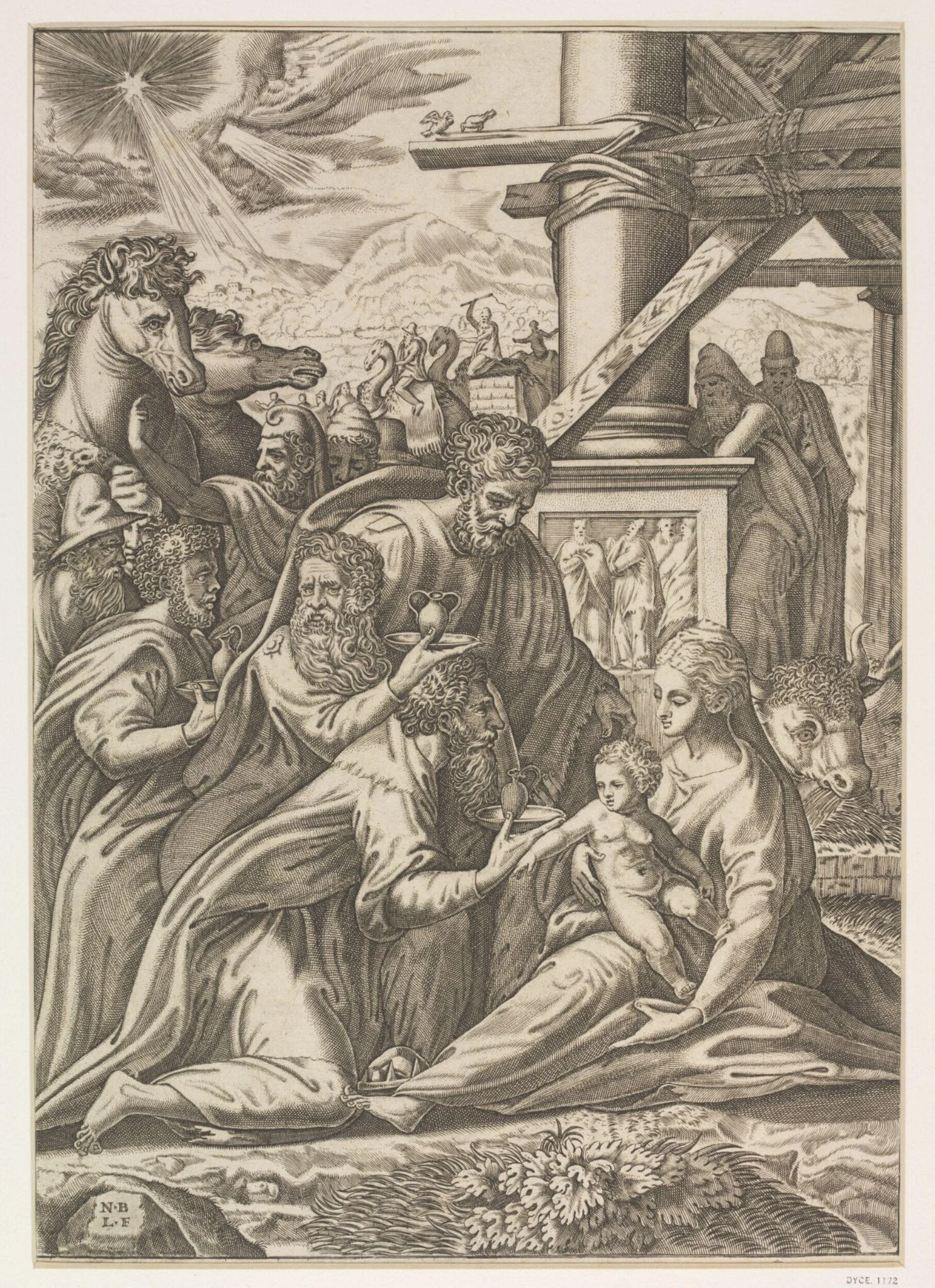 The Adoration of the Magi, detail