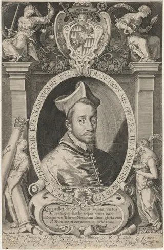 Francis Sylvestri, Cardinal, by Aegidius Sadeler II, ink, 1604
