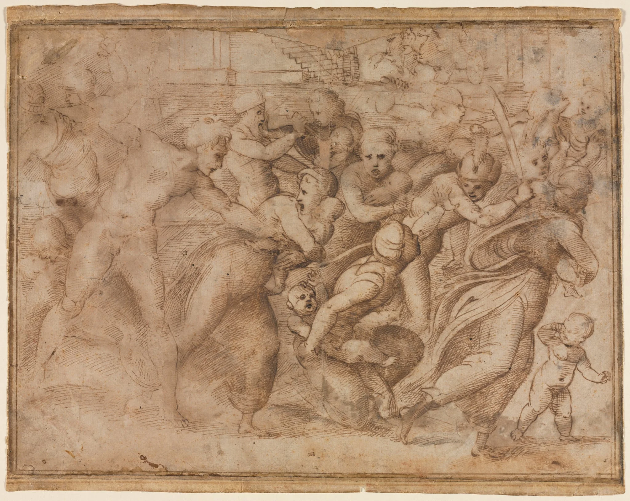 Copy of Raphael's Massacre of the Innocents, detail