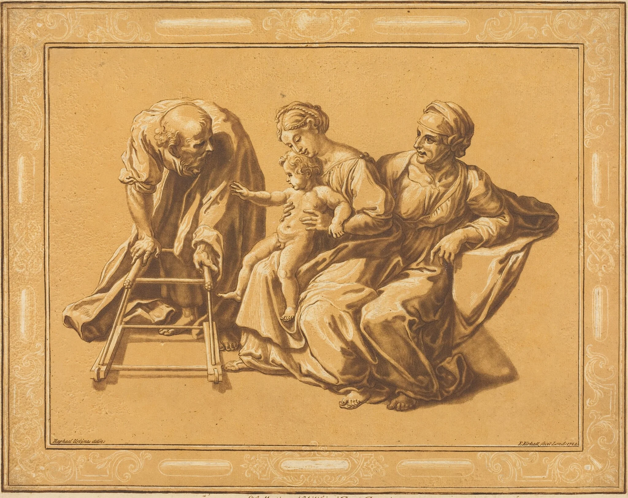 The Holy Family, detail