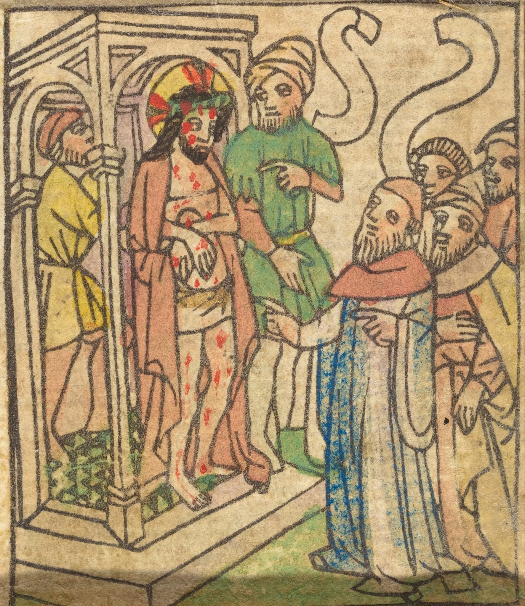 Ecce Homo [verso], detail