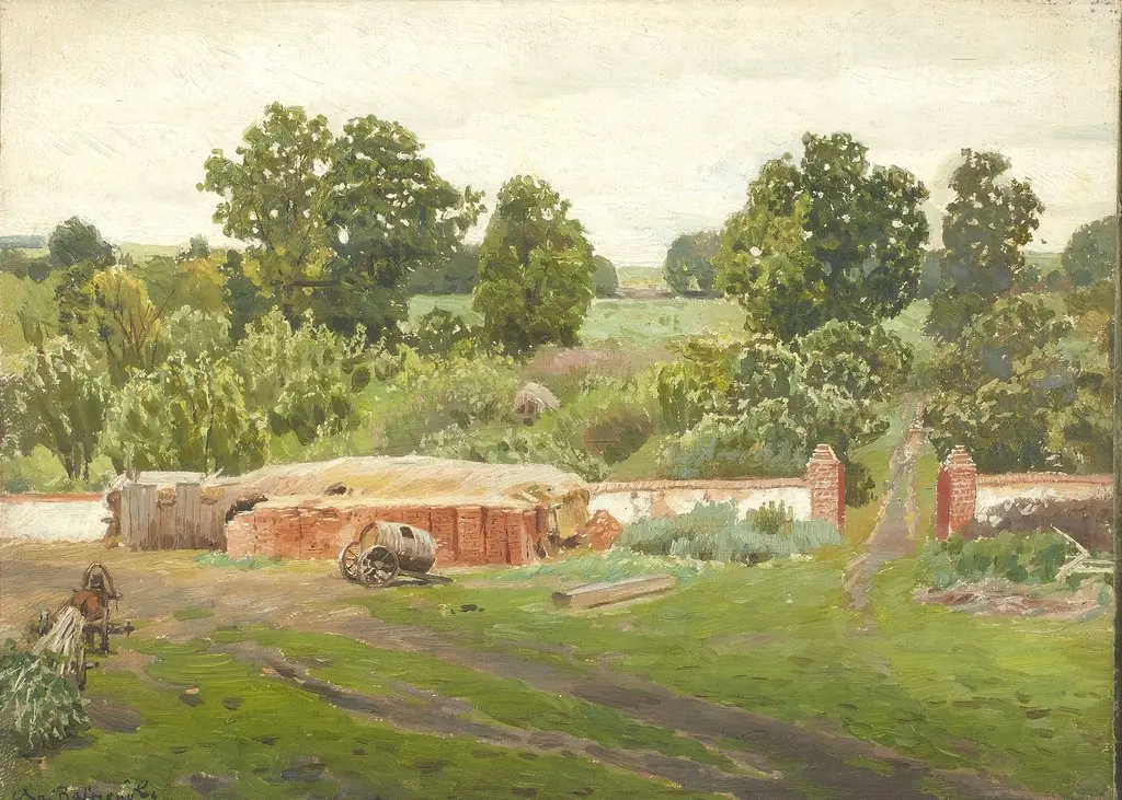 Grey day. Kozlovka, by Apollinary Vasnetsov, unspecified, 1896