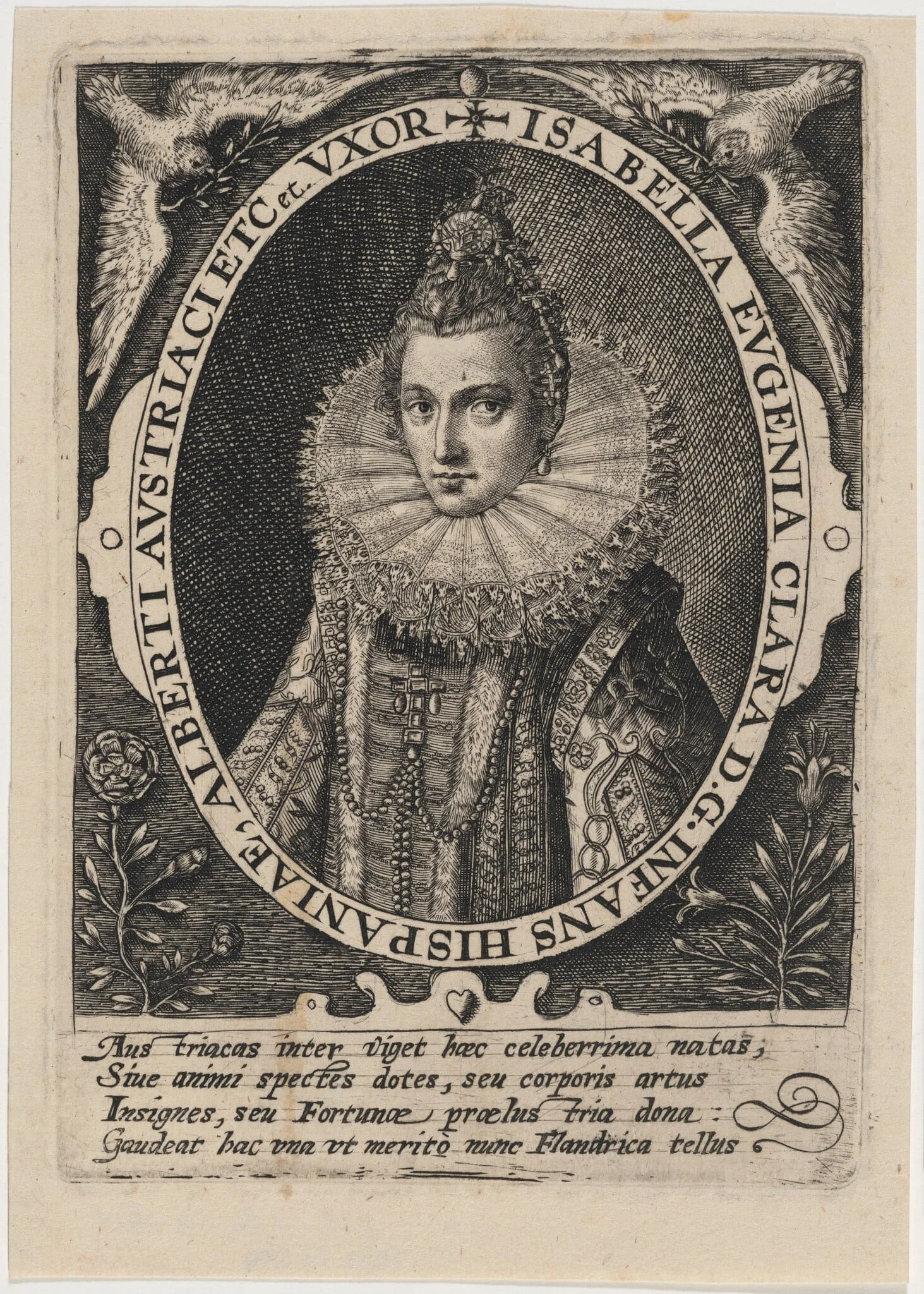 Isabella Clara Eugenia, Infanta, detail