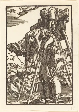 The Descent from the Cross, by Albrecht Altdorfer, ink, 1513
