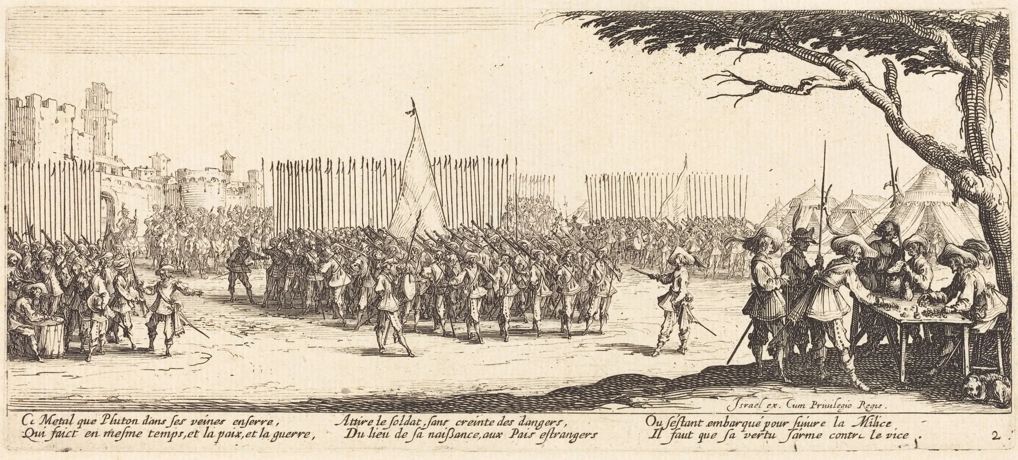 Recruitment of Troops, detail