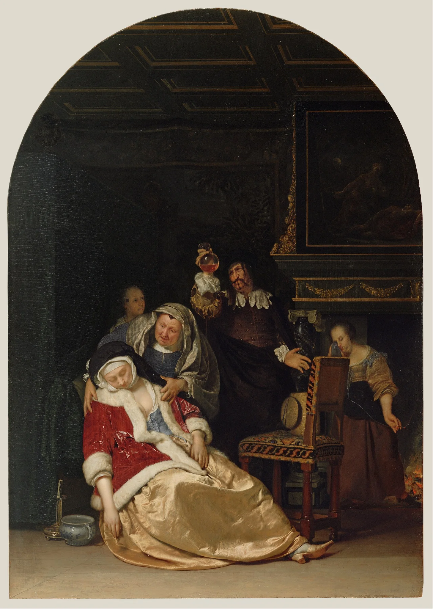 The Doctor's Visit, detail
