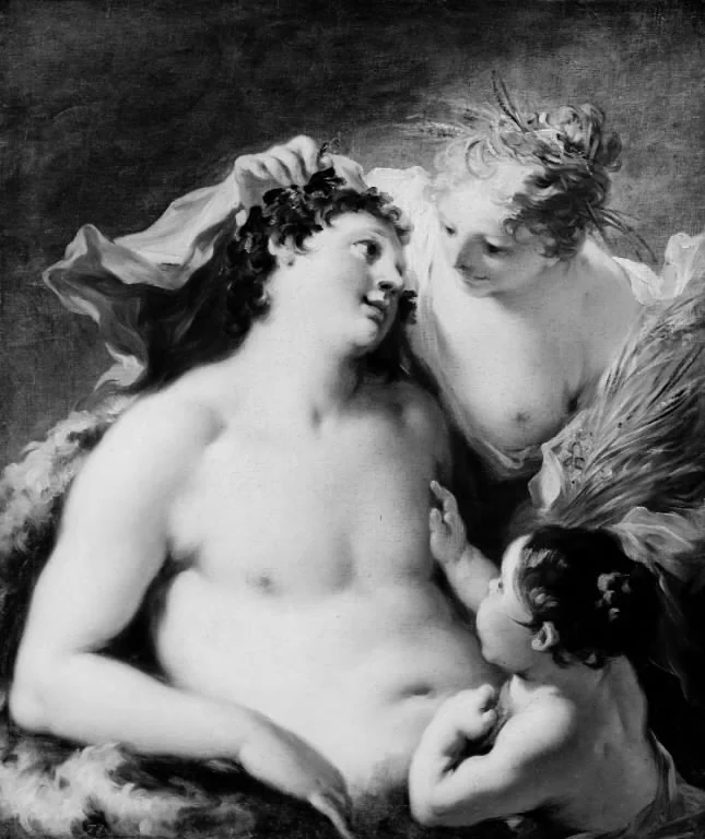Ceres, Bacchus and Cupid, detail