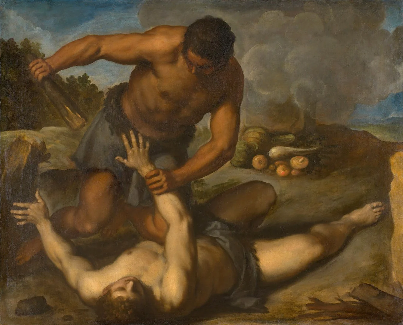 Cain and Abel, detail