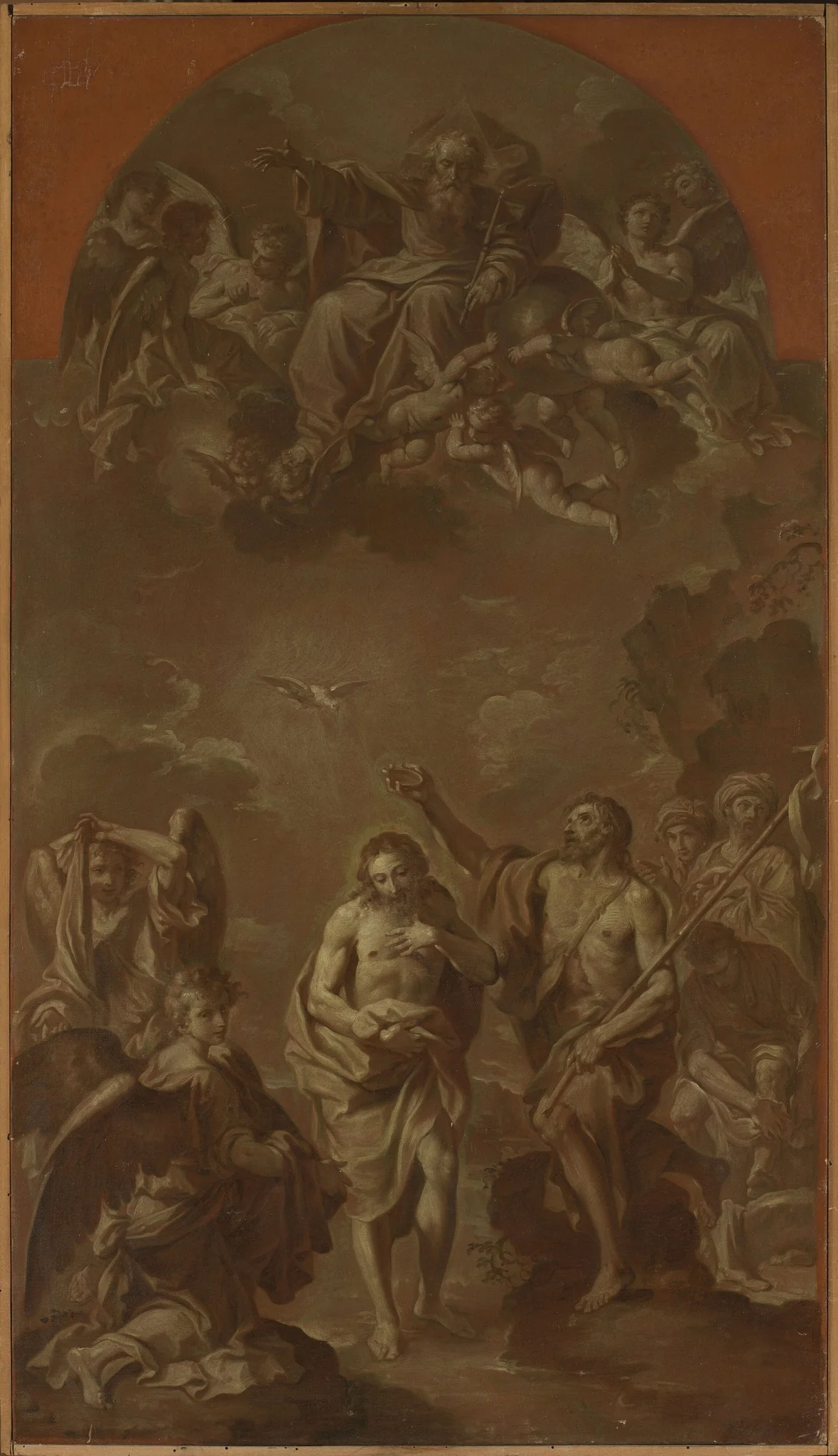 Baptism of Christ, detail