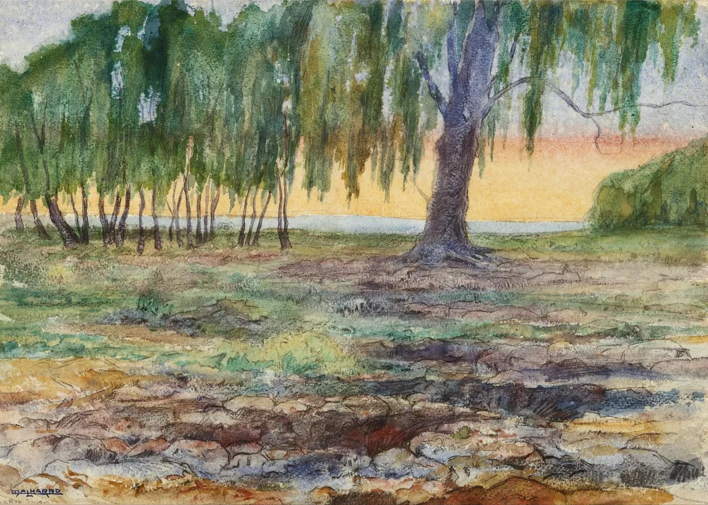 Paisaje, by Martín Malharro, unspecified, 1907