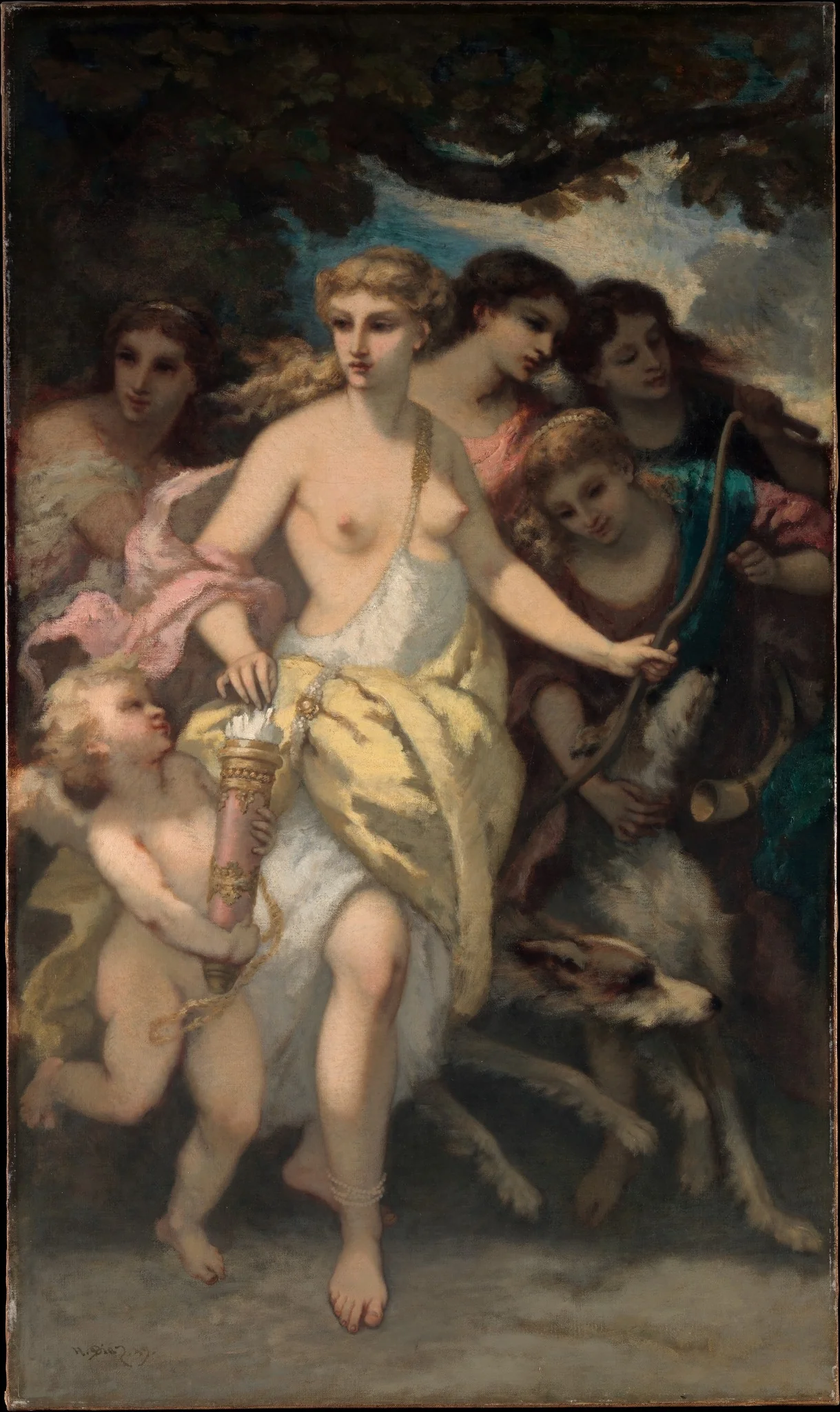 Diana, detail