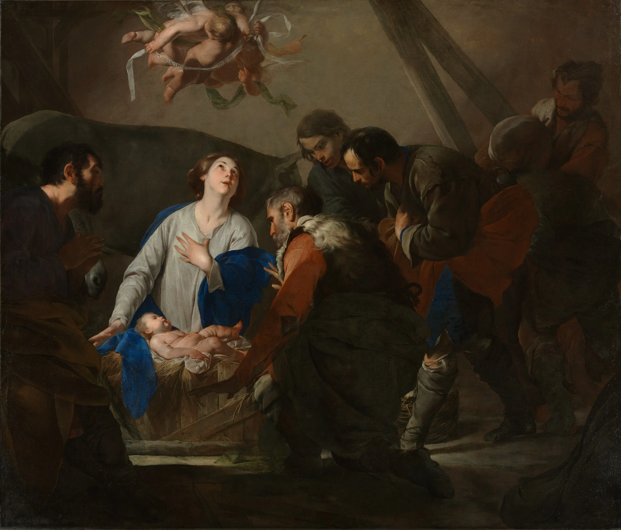 Adoration of the Shepherds, detail