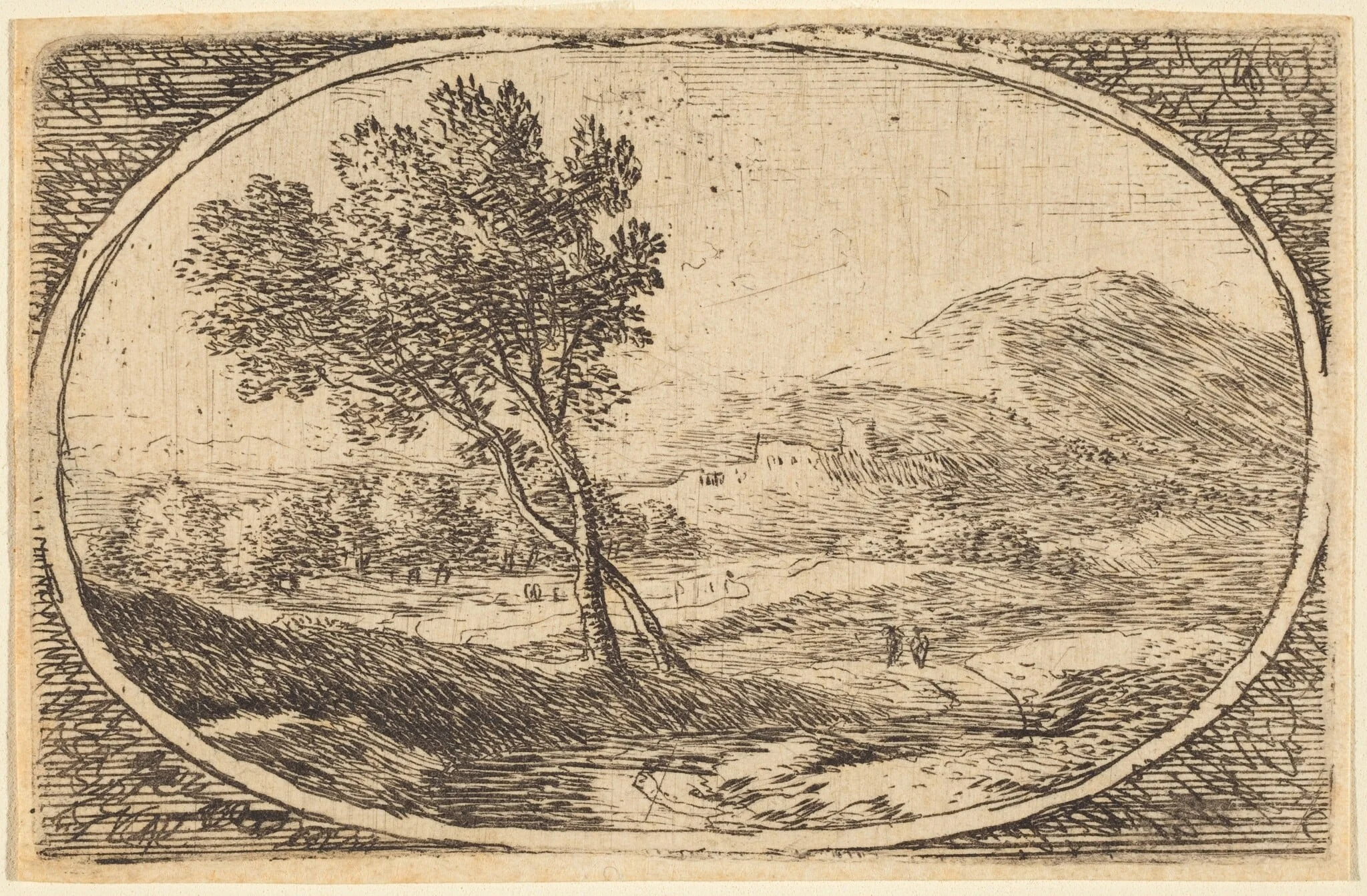 A Landscape with a Great Tree, detail