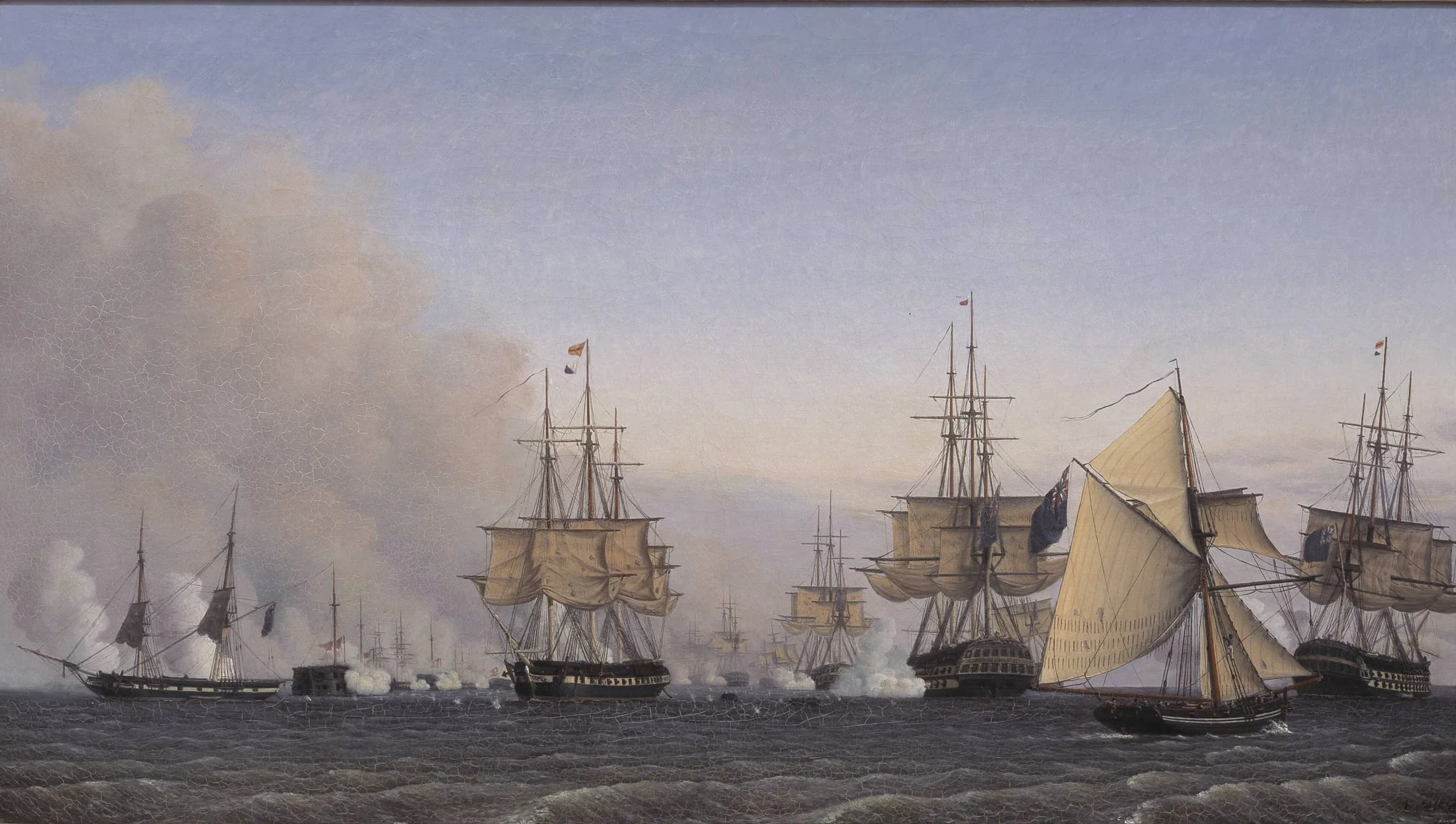 Slaget på Rheden den 2. april 1801, detail