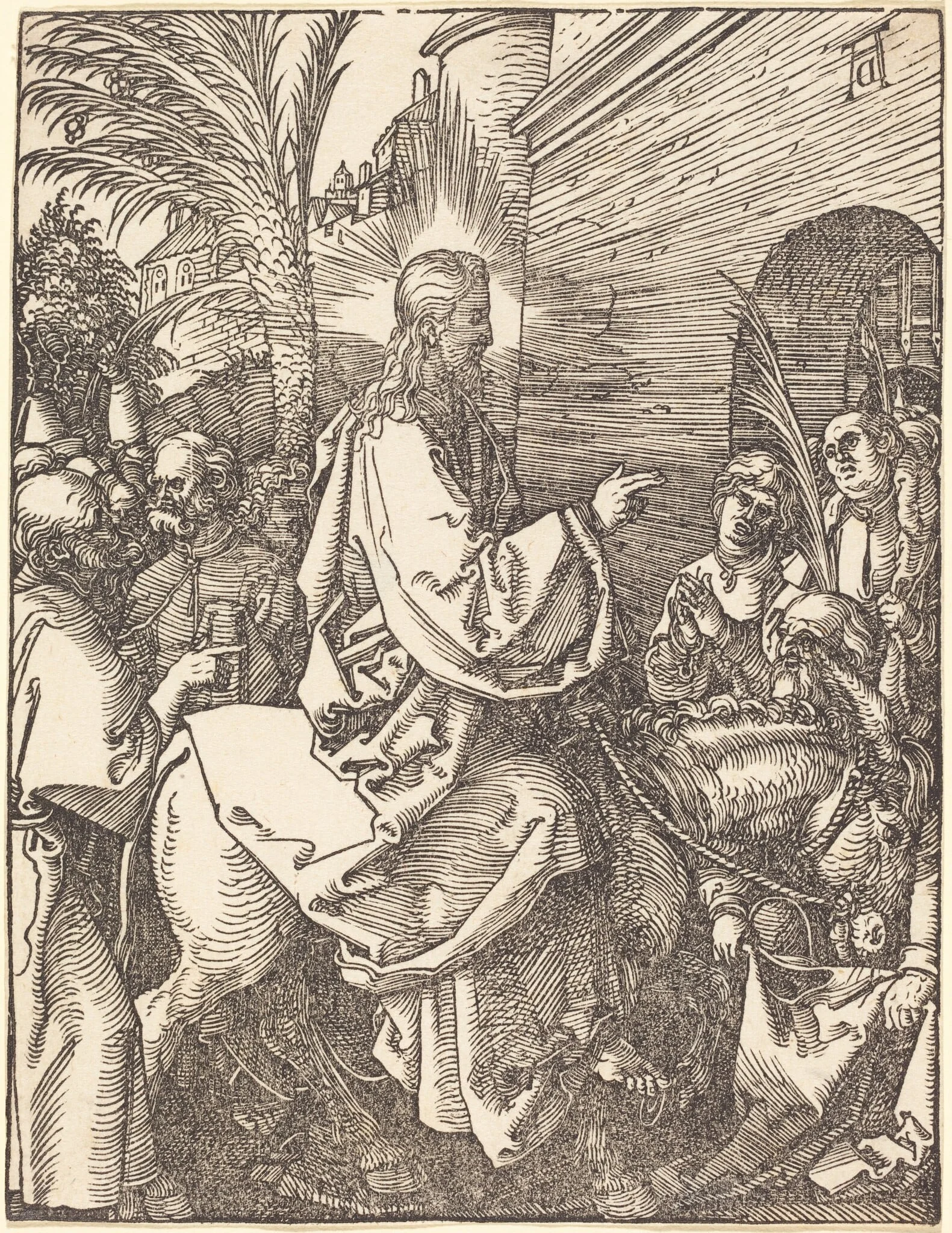 Christ's Entry into Jerusalem, detail