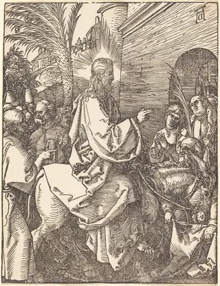 Christ's Entry into Jerusalem, by Albrecht Dürer, ink, 1510