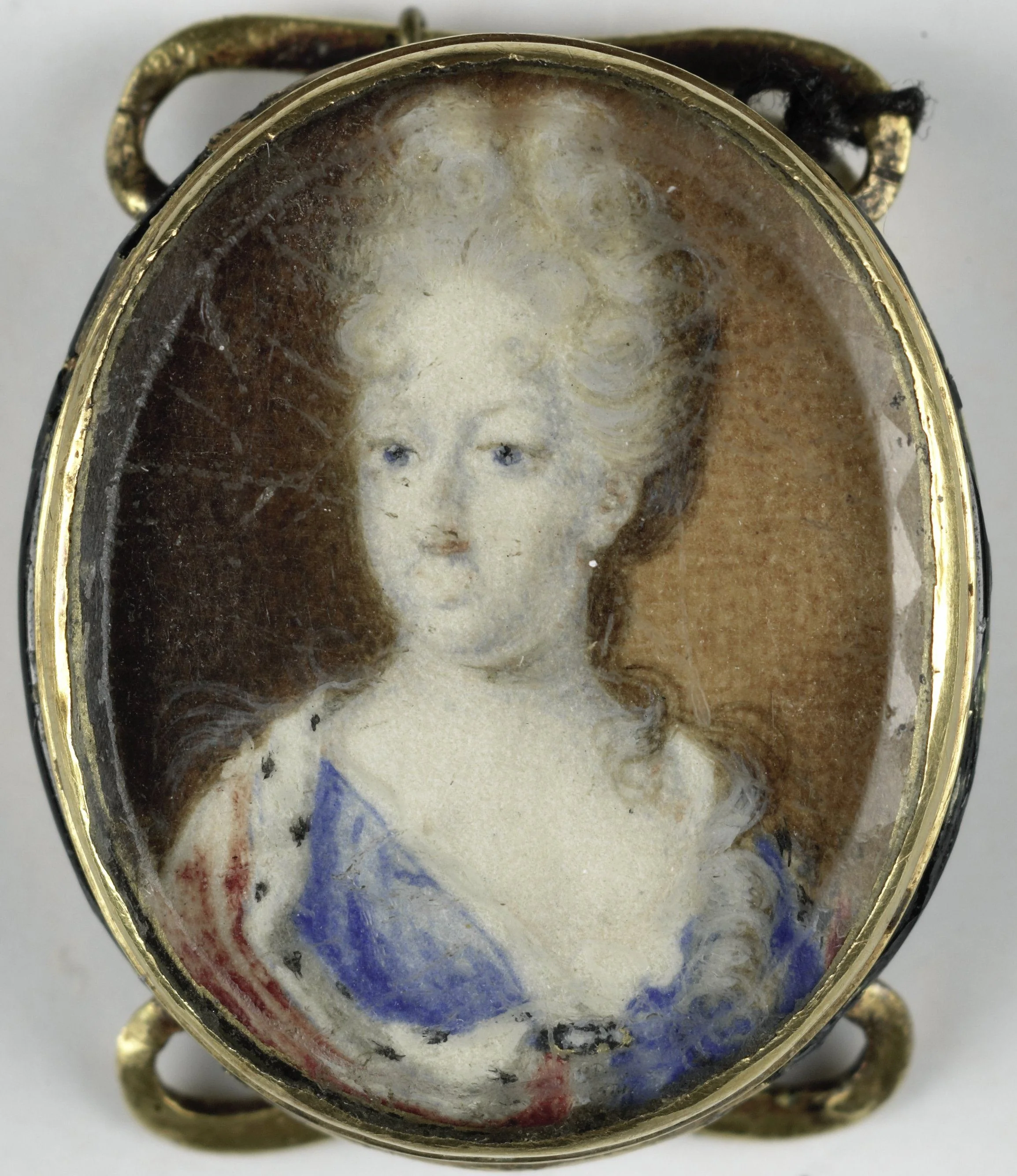 Portret van een vrouw, detail