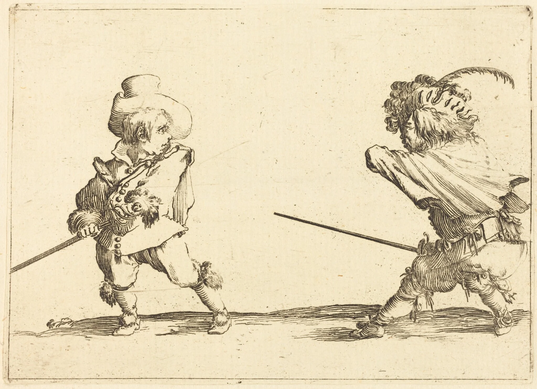 Duel of Two Dwarfs, detail