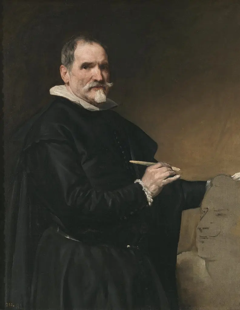 Portrait of Juan Martínez Montañés, by Diego Velázquez, oil, 1635