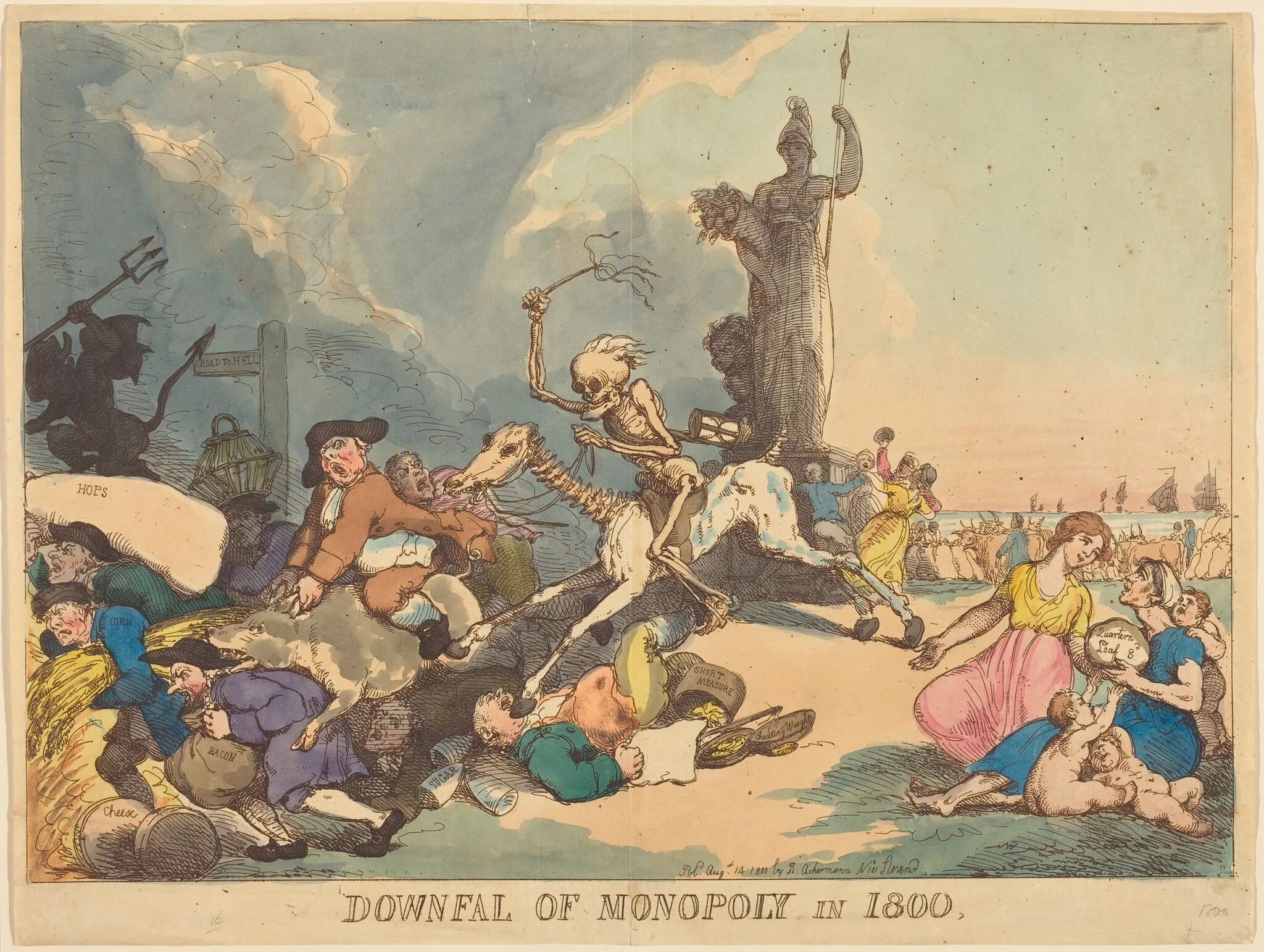 Downfall of Monopoly in 1800, detail
