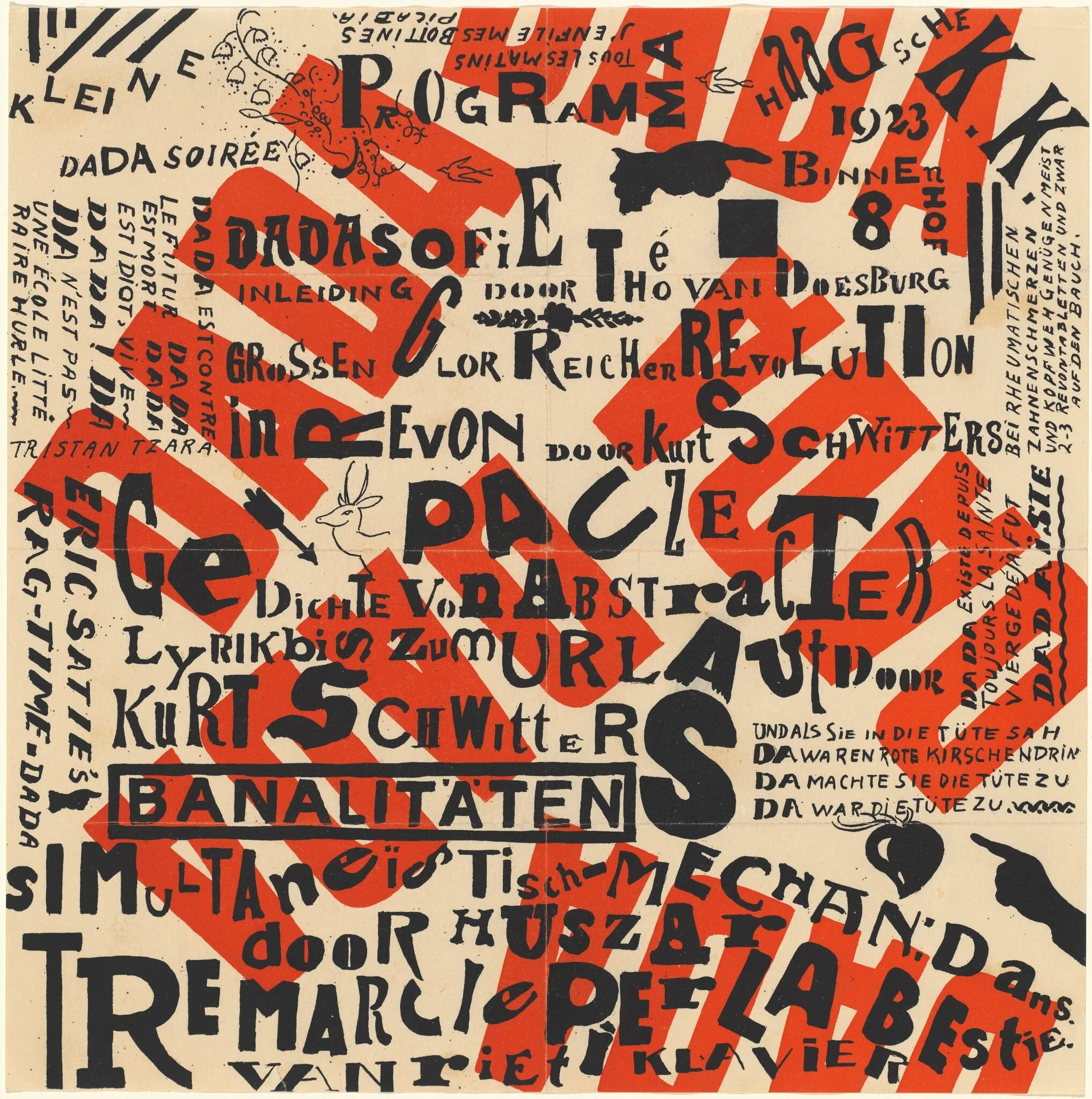 Kleine Dada Soirée (Small Dada Evening), detail