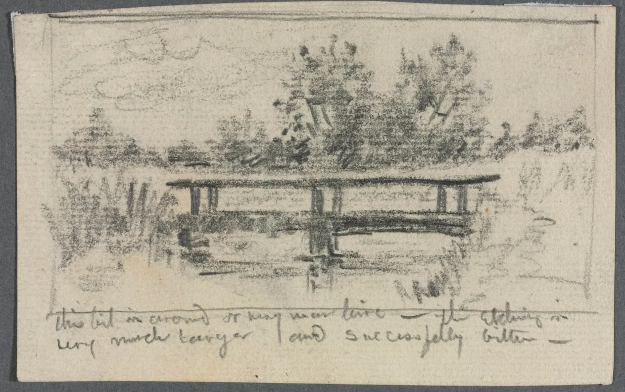 The Bridge, Schleissheim, detail