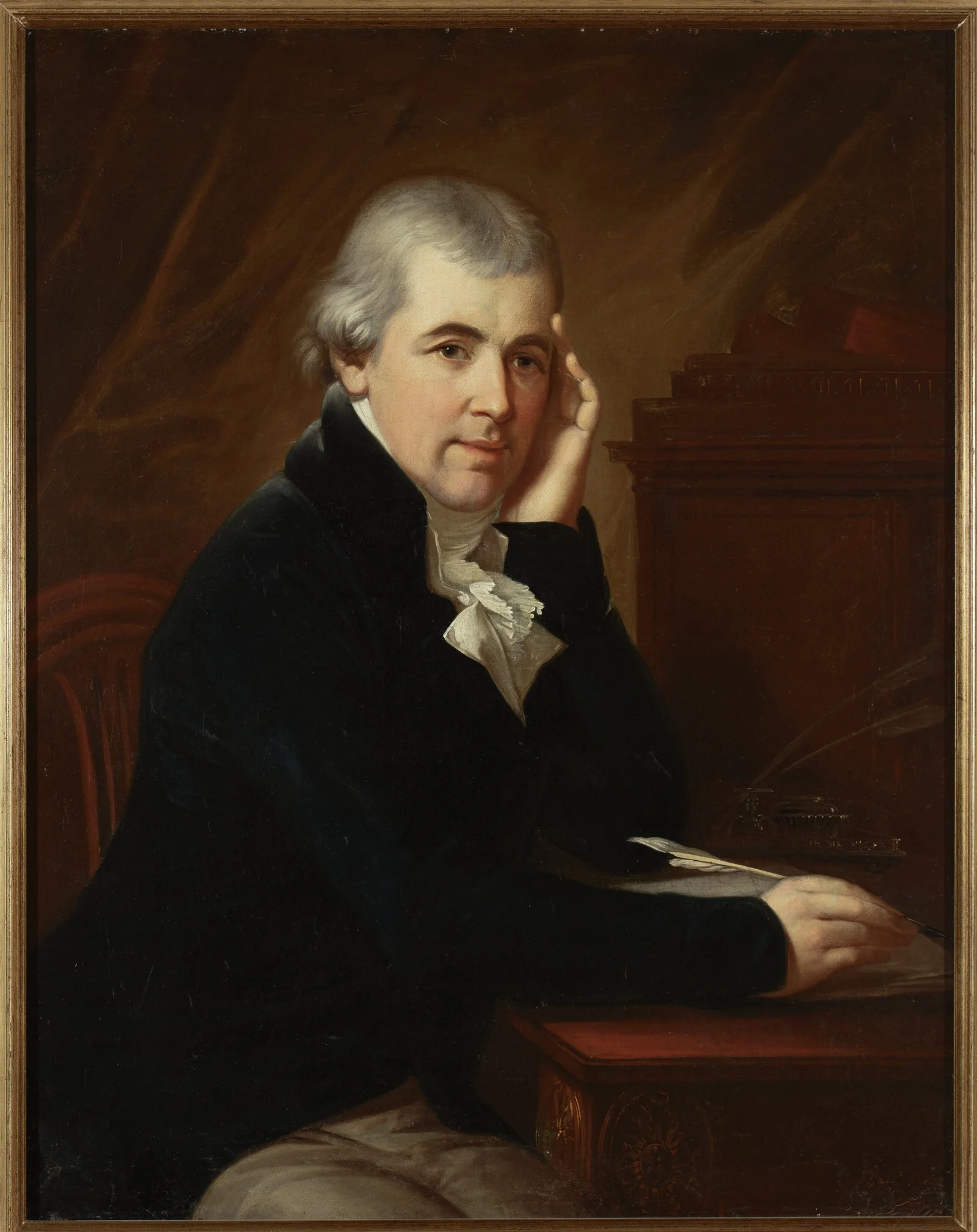 Portrait of a man, detail