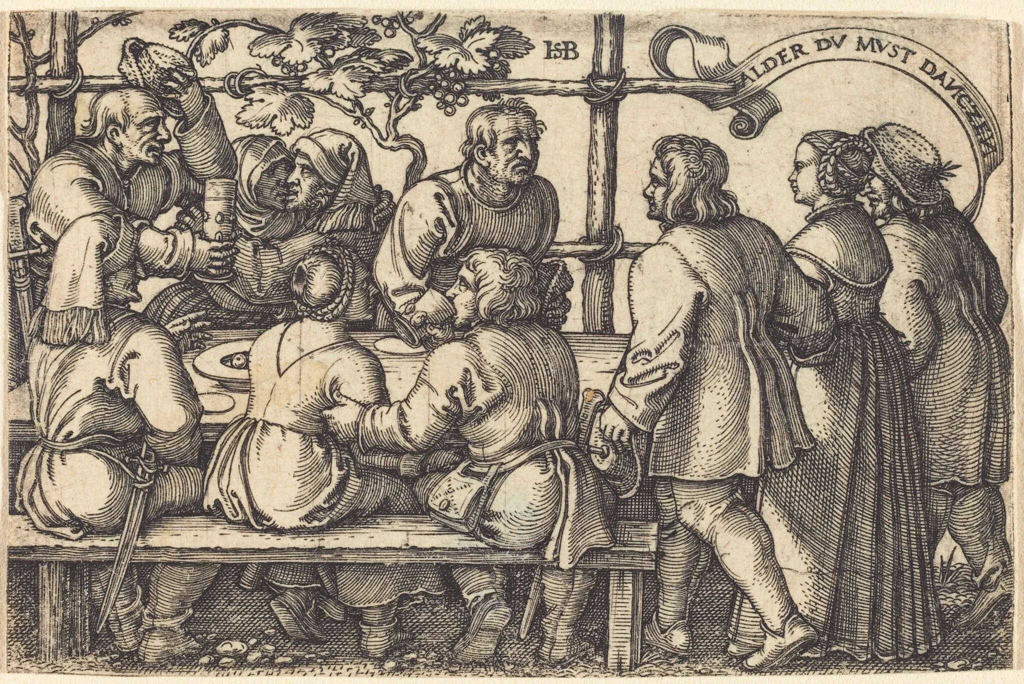 Peasants' Feast, detail