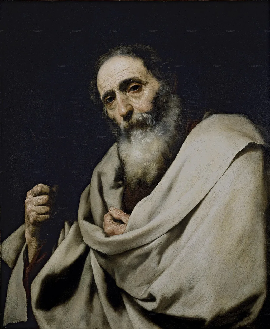 Saint Bartholomew, by Jusepe de Ribera, oil, 1630