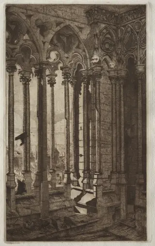 La Galerie Notre Dame, by Edmond Gosselin, 1881