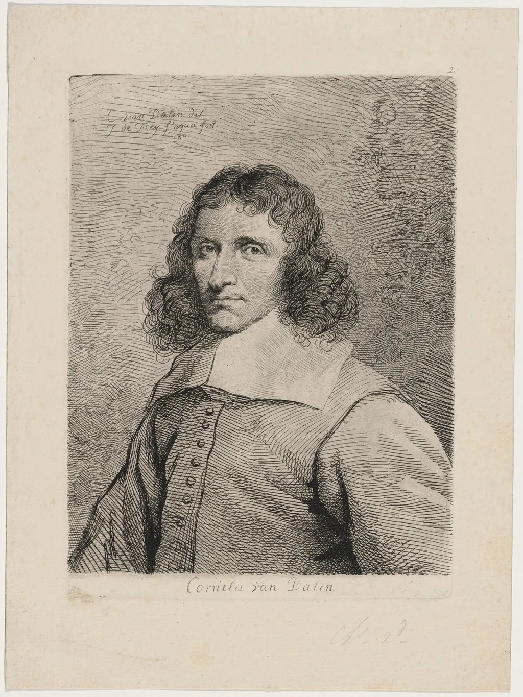 Cornelius van Dalen, by Johannes Pieter de Frey, ink, 1801