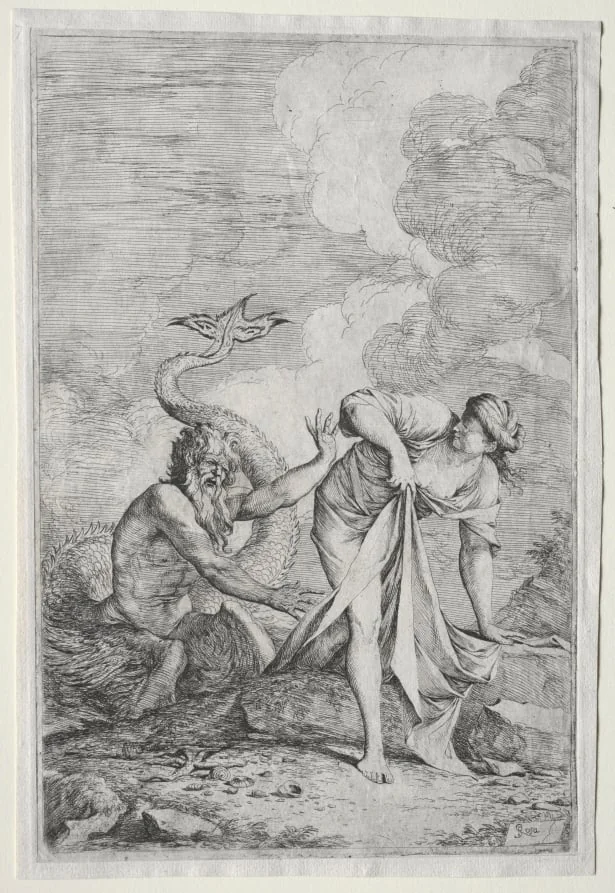 Glaucus and Scylla, detail