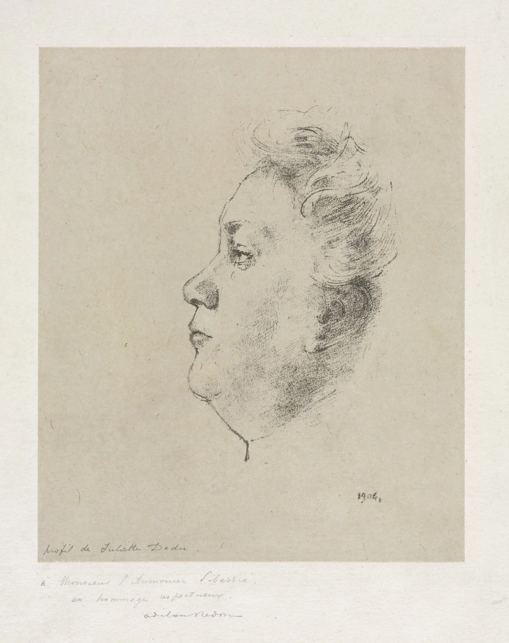 Mlle. Juliette Dodu, detail