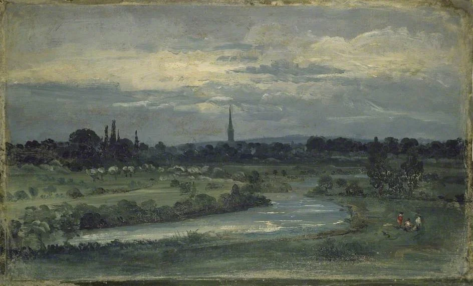View from Pugin's House near Salisbury, detail