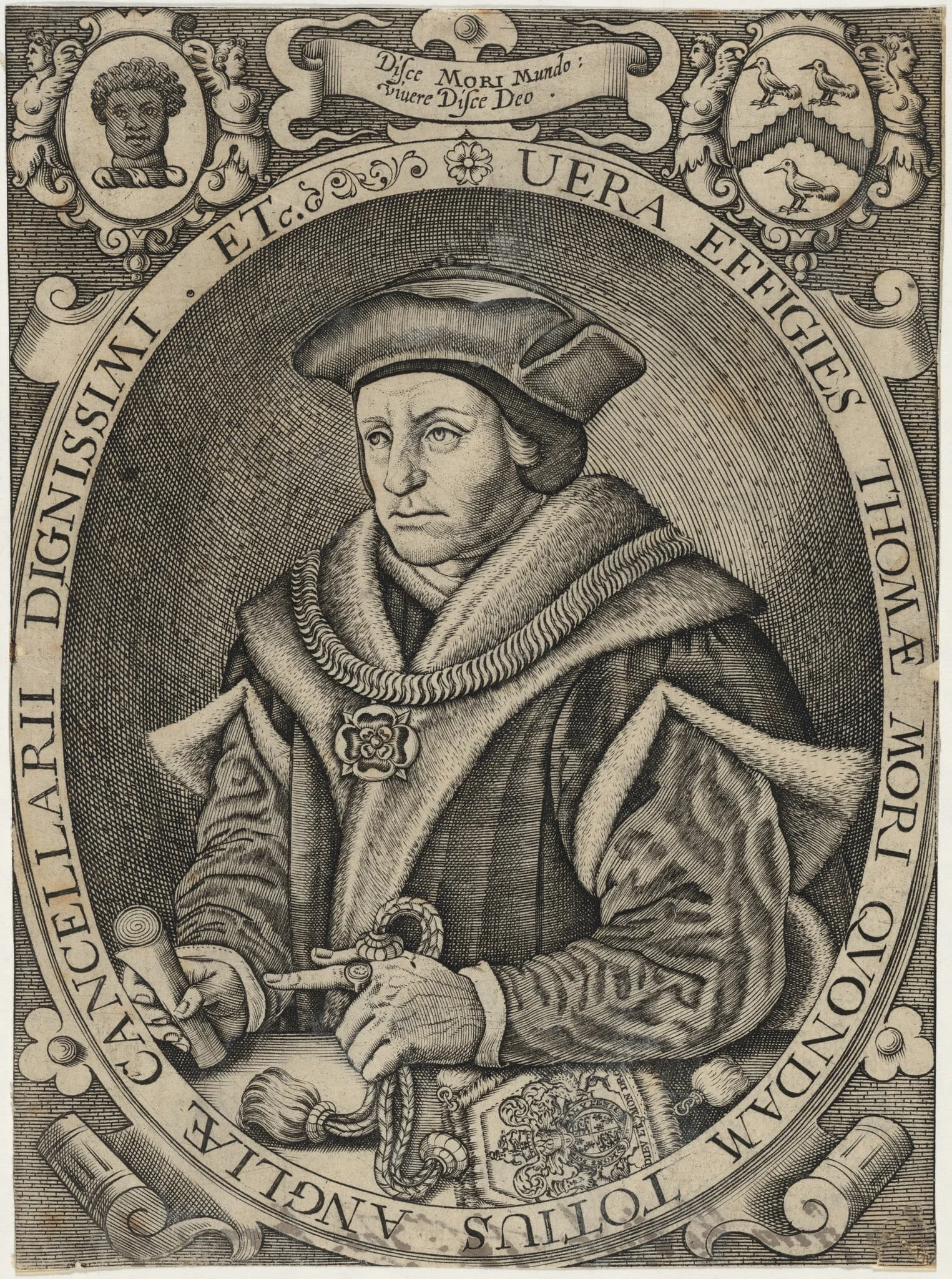 Sir Thomas More, Lord Chancellor, detail