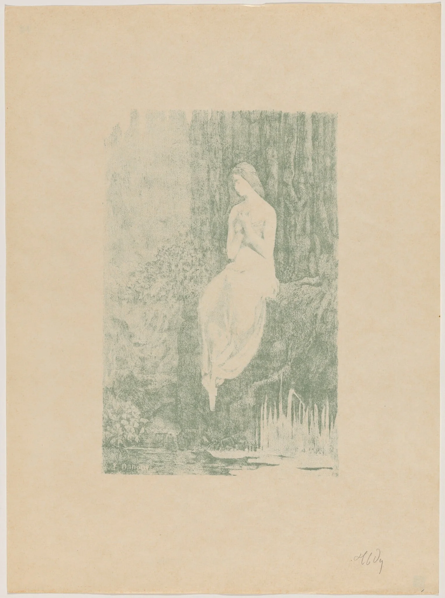 Mélancolie (Melancholy), detail