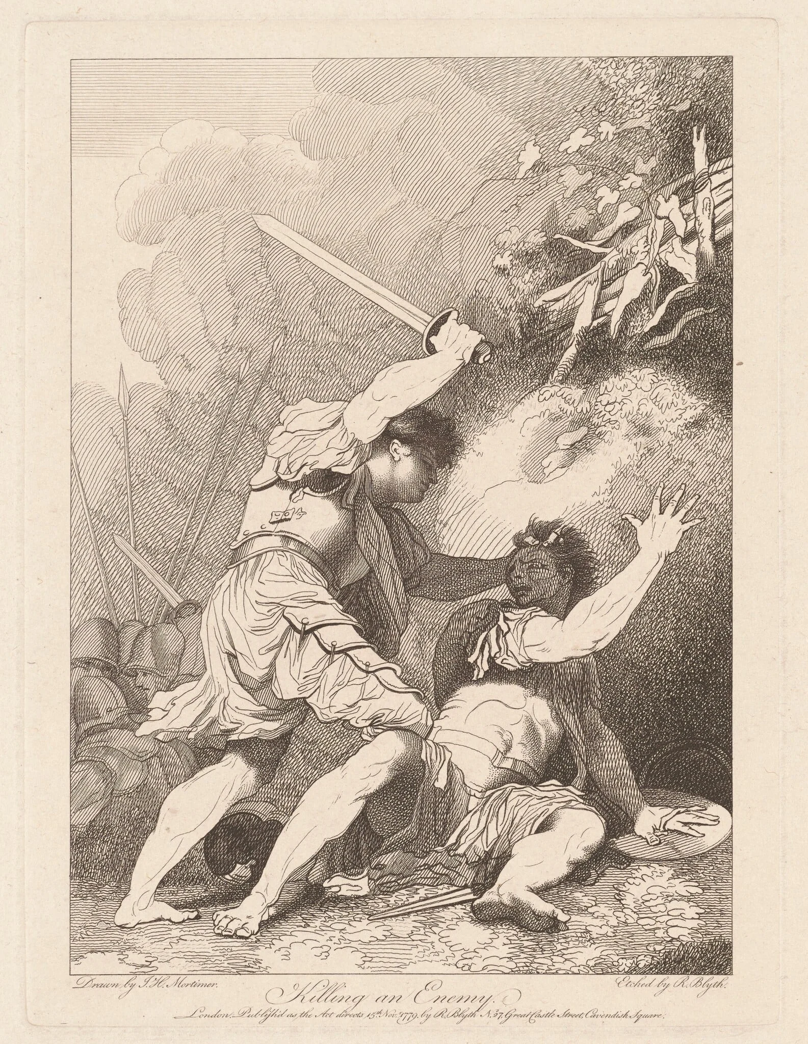 Killing an Enemy, detail