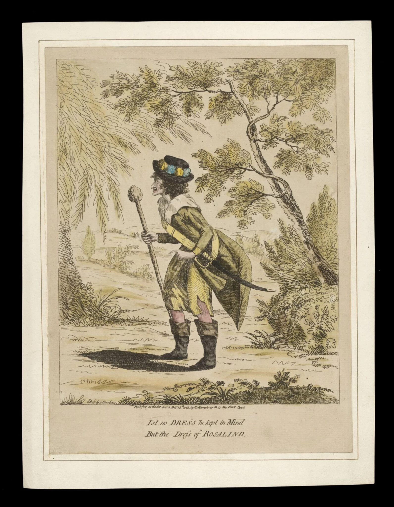 H Beard Print Collection, detail
