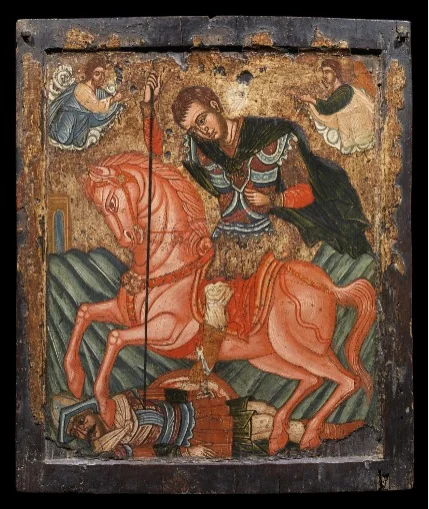 Saint Demetrius, detail