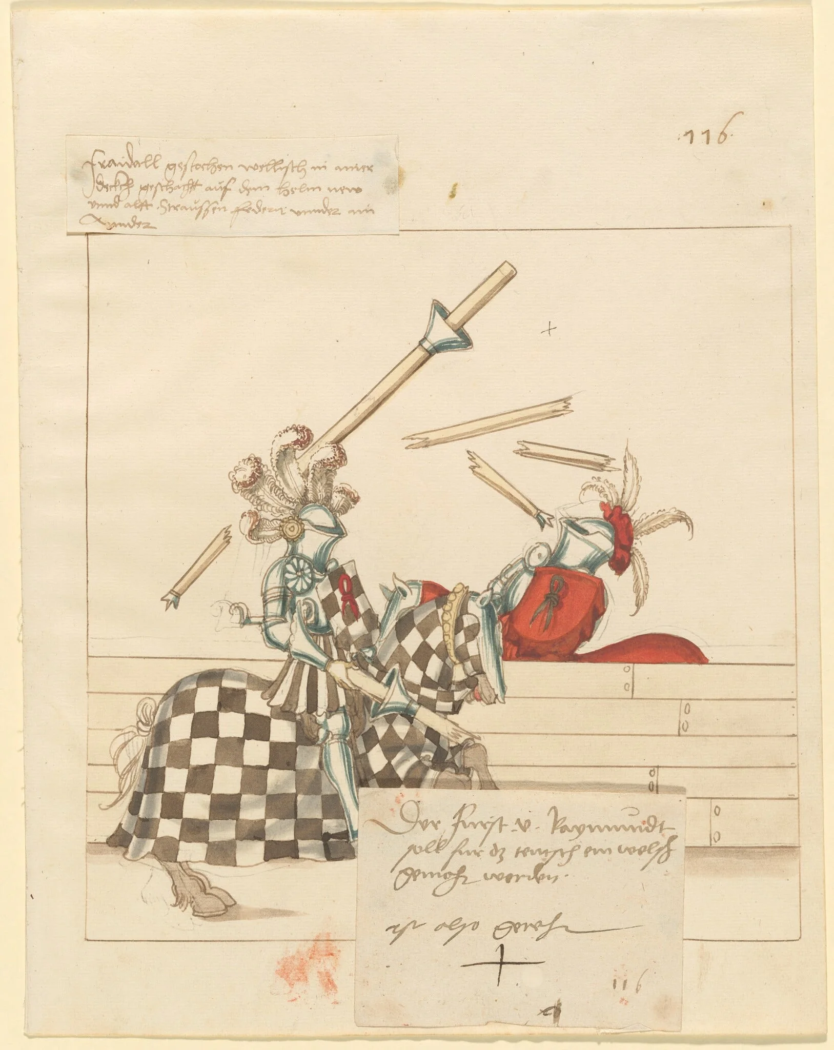 Italian Joust of Peace, detail