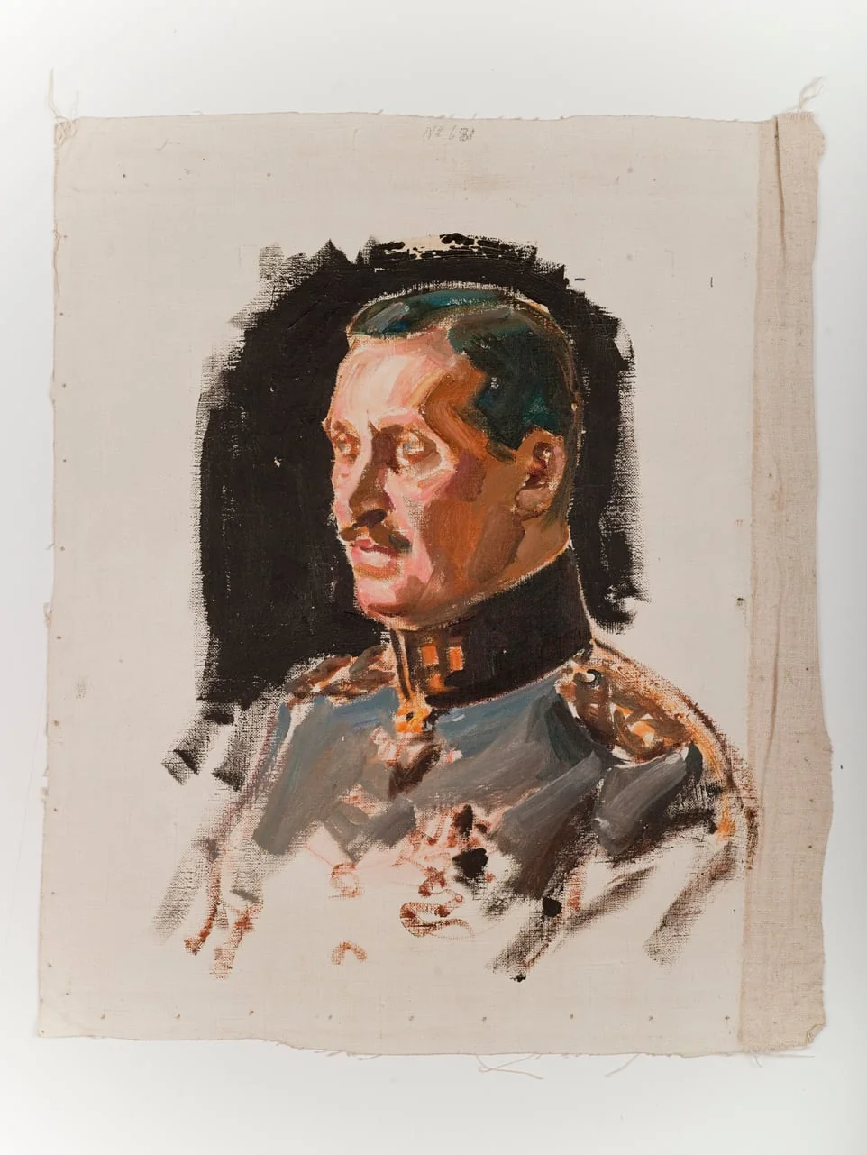 Marsalkka Mannerheimin muotokuva, detail