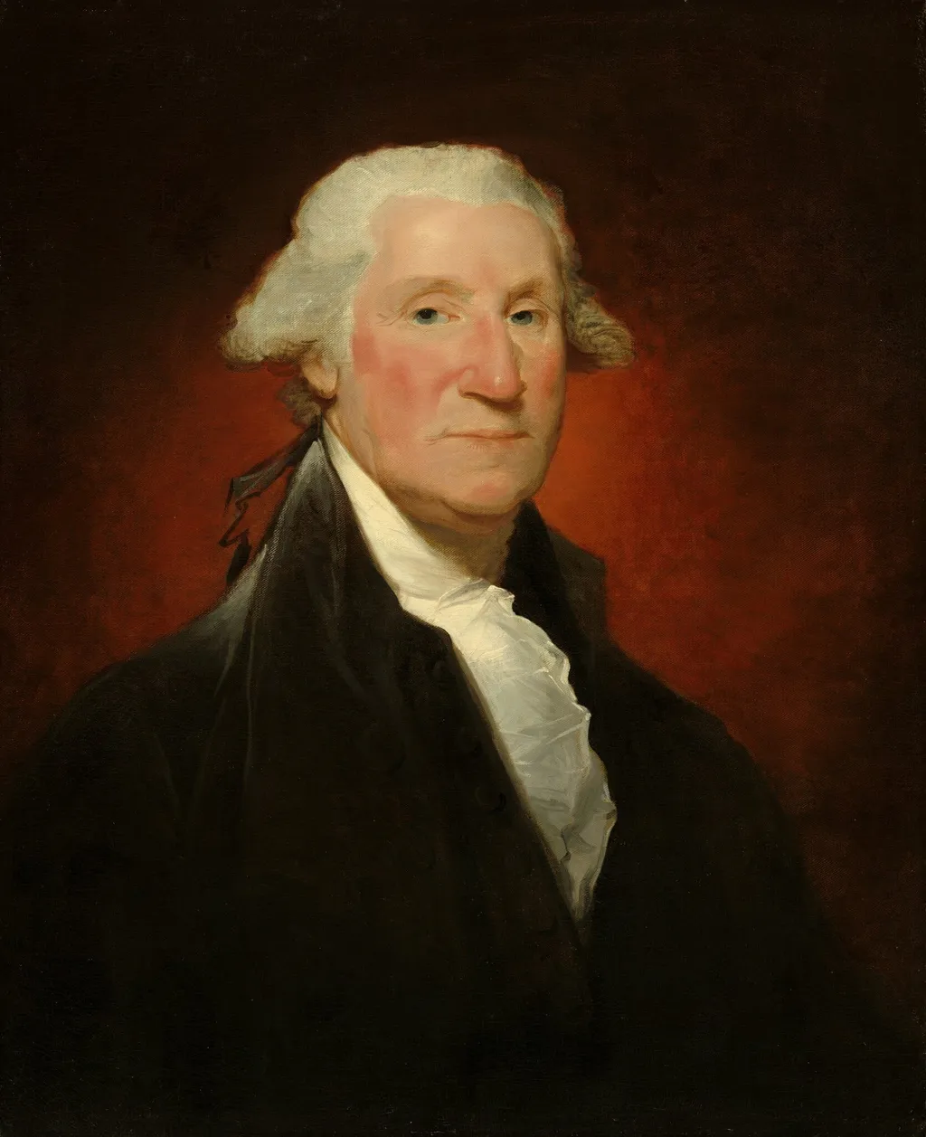 George Washington (Vaughan portrait), by Gilbert Stuart, oil, 1795