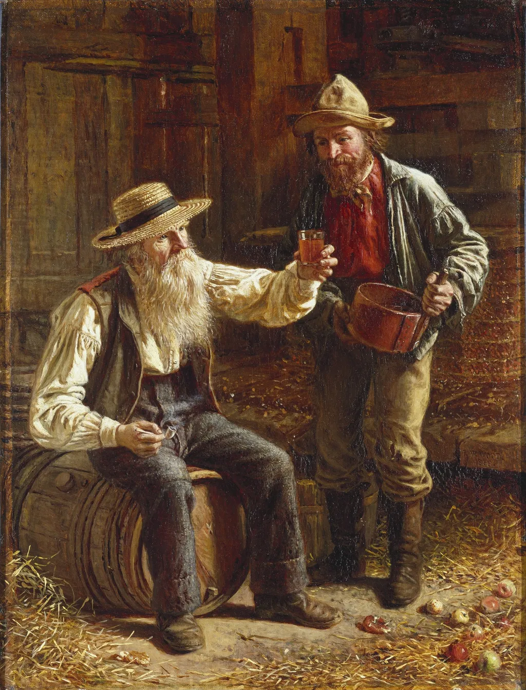 New Cider, by Thomas Waterman Wood, oil, 1868