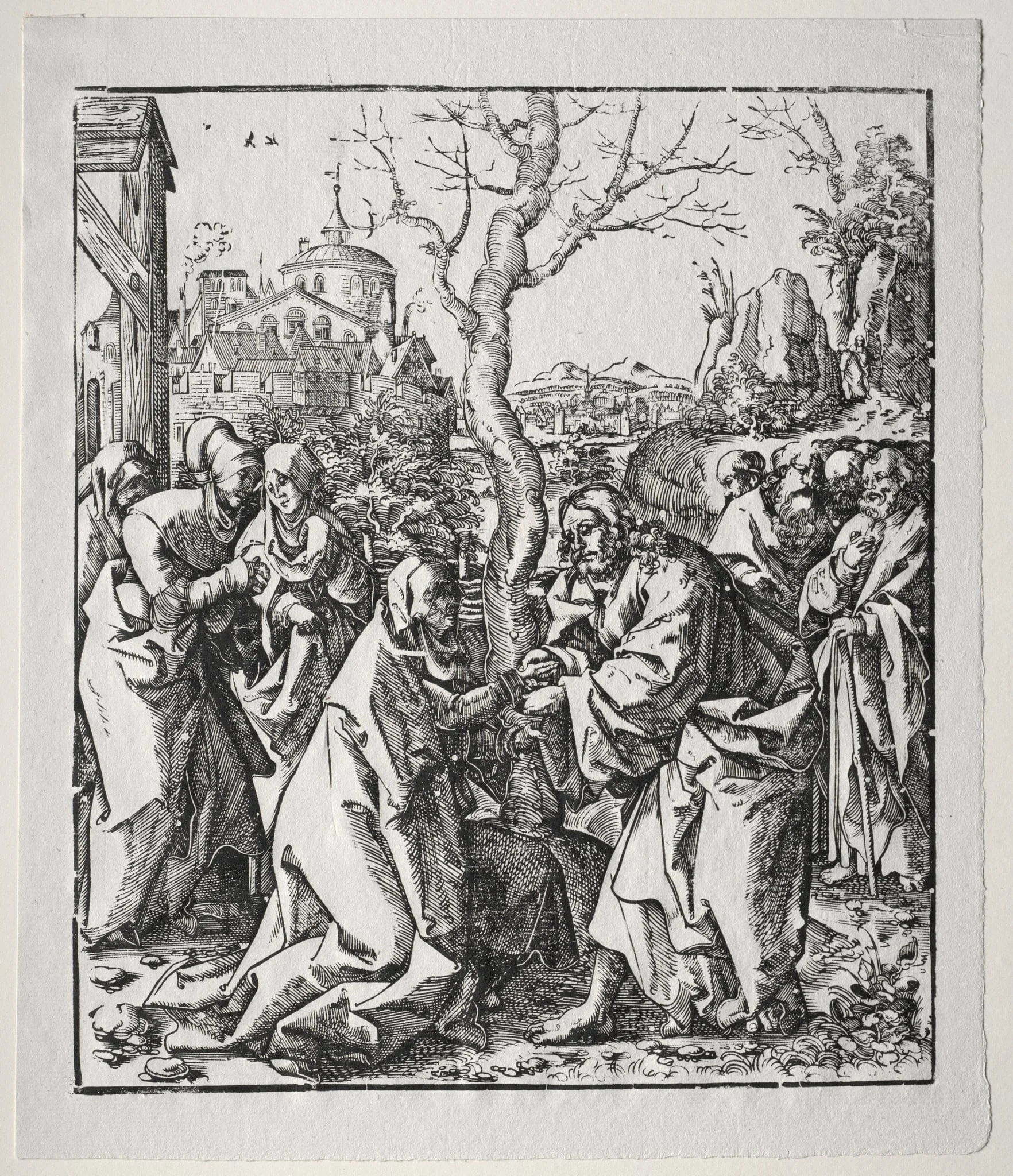 Christ Taking Leave of his Mother, detail