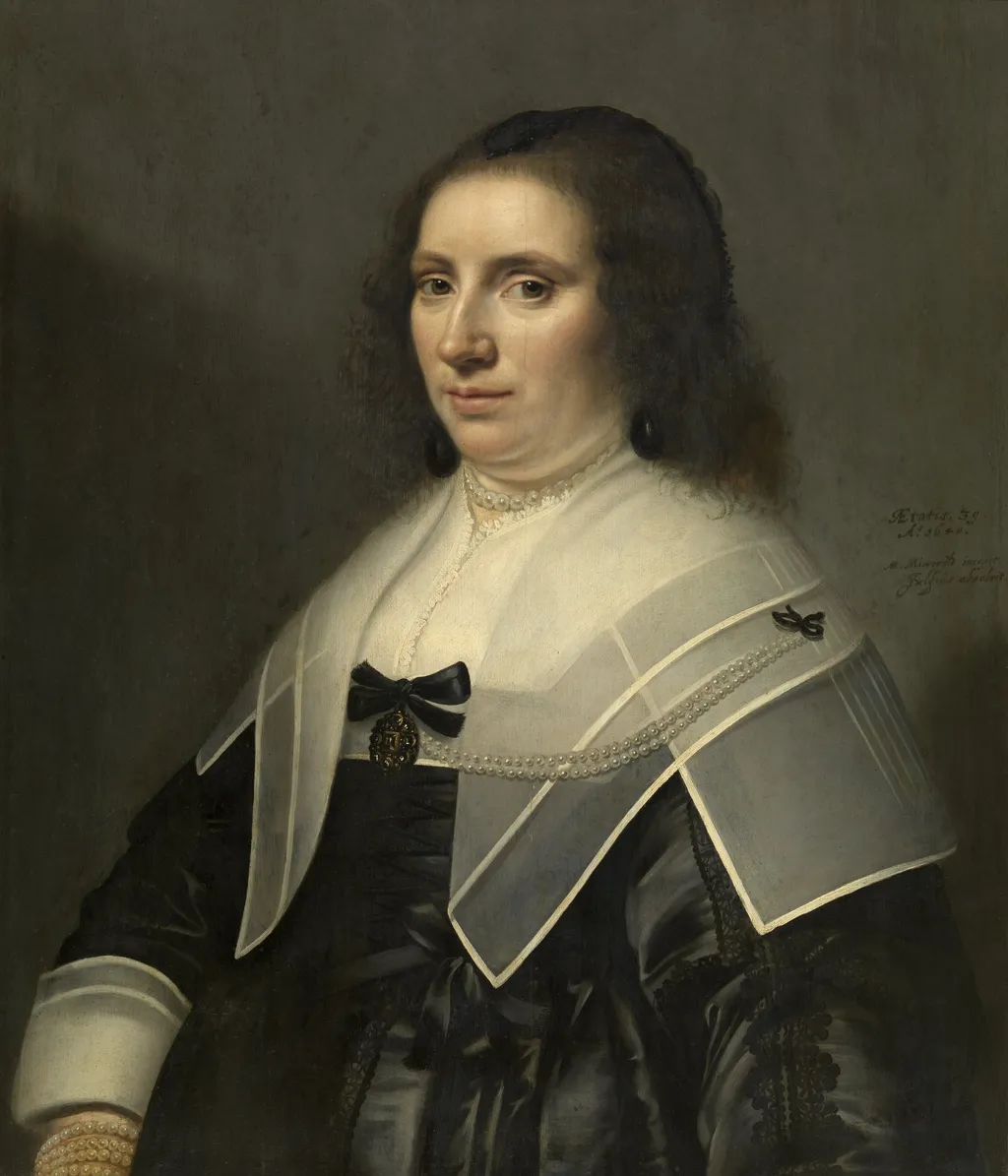 Portrait of Christina Pijll, by Michiel Jansz van Mierevelt, oil, 1640