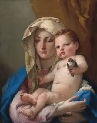 Madonna of the Goldfinch, by Giovanni Battista Tiepolo, oil, 1768