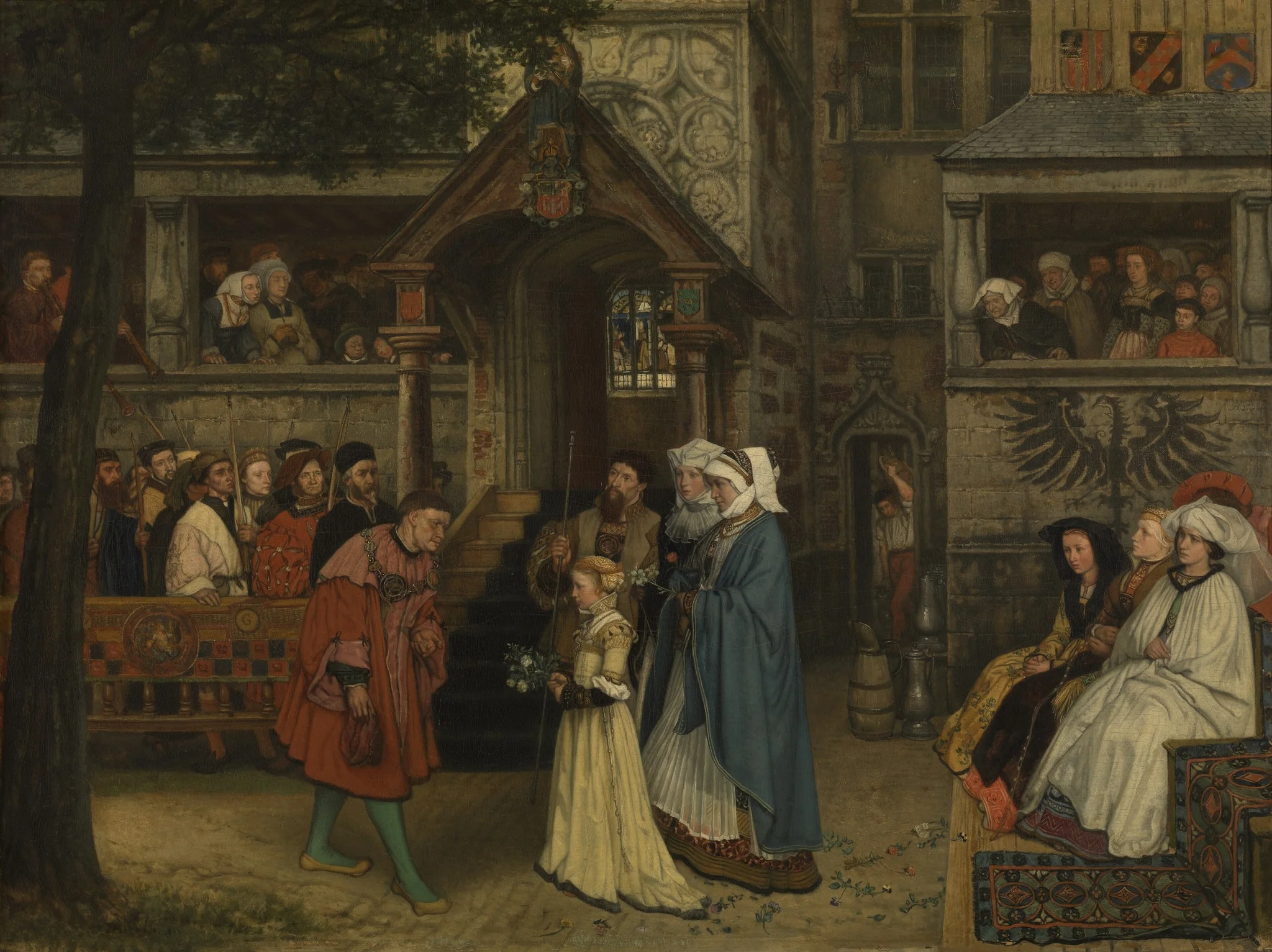 The Guild of the Archers Welcomes Margaret of Austria, detail